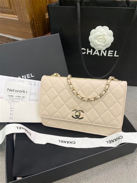 chanel trendy cc woc replica|chanel wallet on chain.